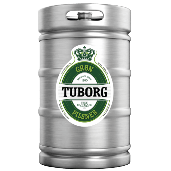 65933 Tuborg Groen Fustage Staal 25L